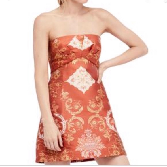 Free People Dresses & Skirts - NWOT Free People Holiday metallic Mini Dress